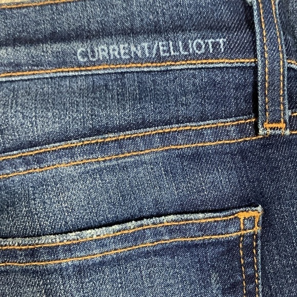 Current Elliott “The Ankle Skinny Del Real” Medium Wash Jeans size 27 - Picture 4 of 9